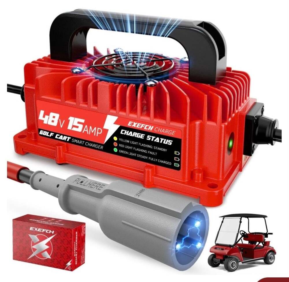 EXEFCH 48V 15A Golf Cart Smart Charger (U1021)